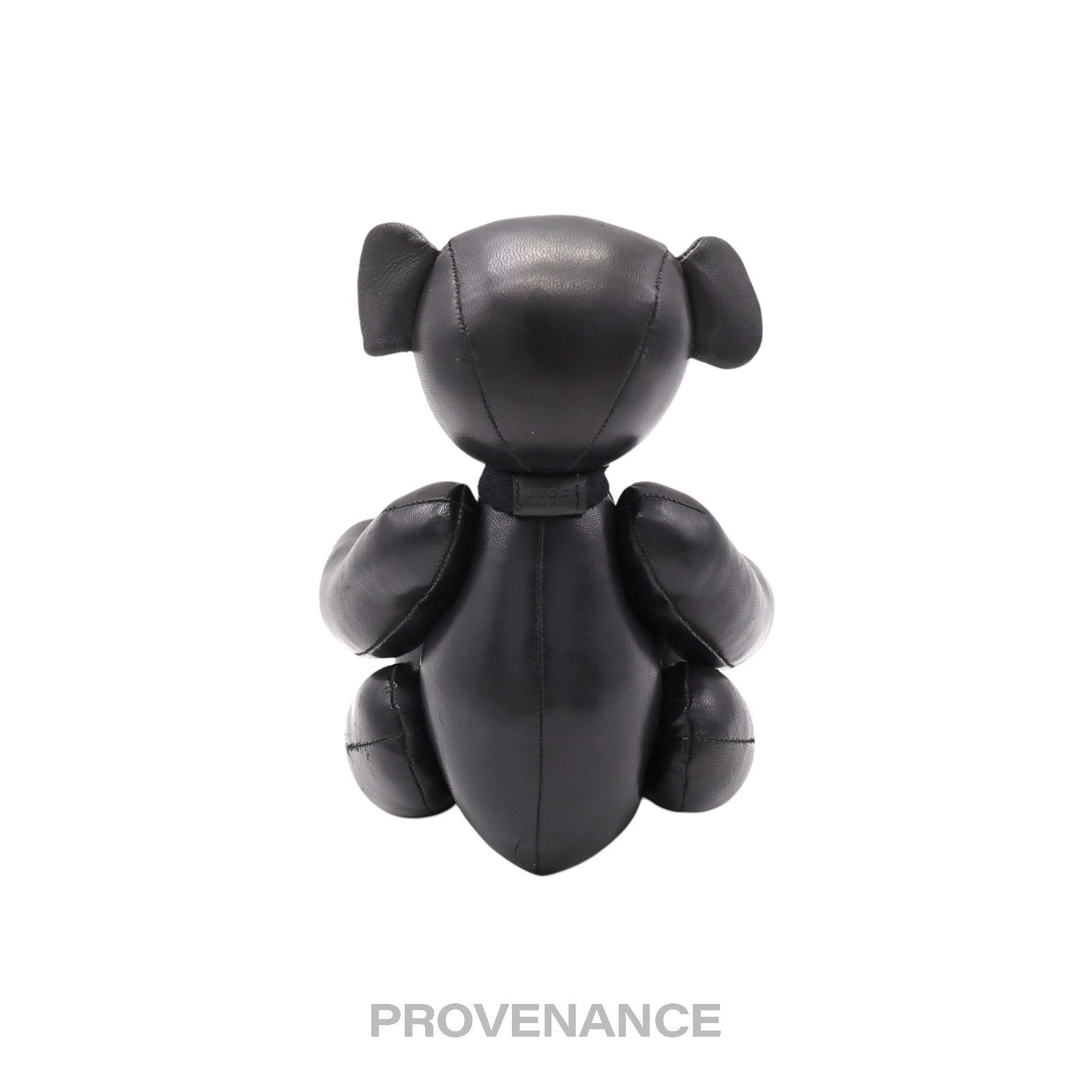 Gucci 🔴 Gucci Teddy Bear - Black Calfskin Leather Size ONE SIZE - 6 Thumbnail