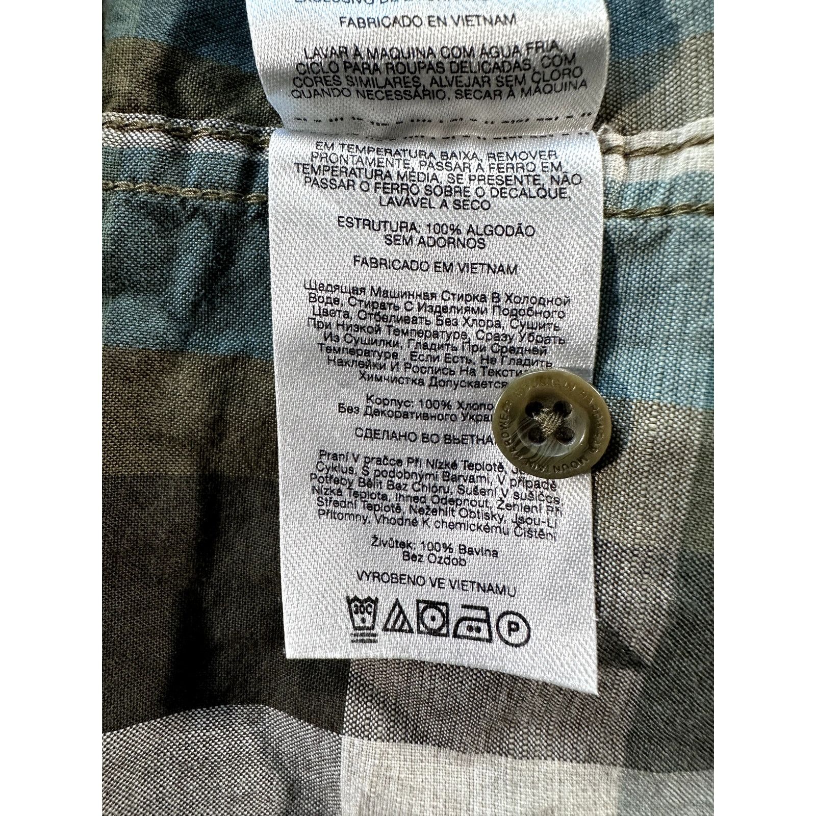 Mountain Hardwear Mountain Hardwear Shirt Mens L Green Big Cottonwood Plaid Size US L / EU 52-54 / 3 - 8 Thumbnail