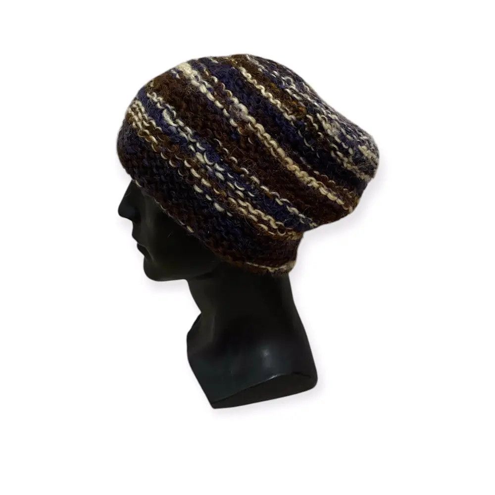 Japanese Brand Japanese Brand Rare Design Knit Beanie Hat Size ONE SIZE - 1 Thumbnail