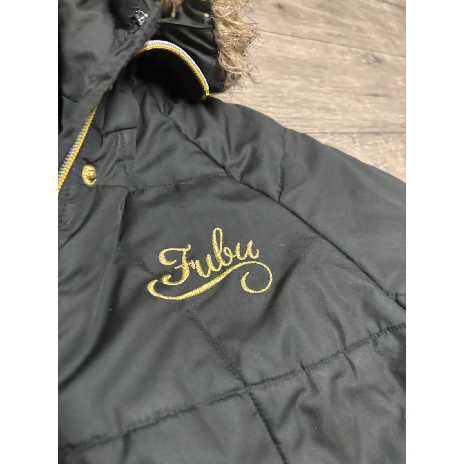 Fubu × Vintage Vintage Fubu Black Puffer Fur Jacket Sz XL Women Size XL / US 12-14 / IT 48-50 - 3 Thumbnail