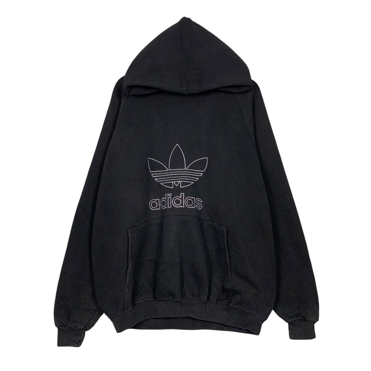 Adidas Vintage 90’s ADIDAS Big Logo Pullover Hoodies #3587-C164 Size US L / EU 52-54 / 3 - 1 Thumbnail