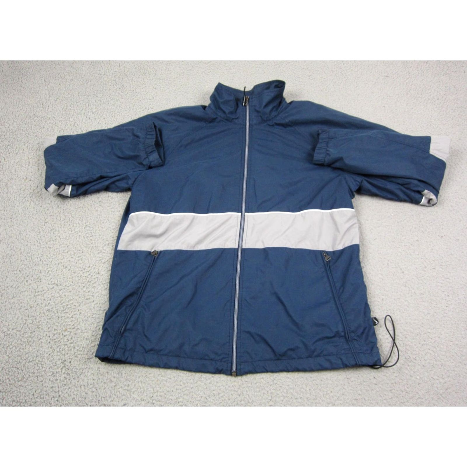 Nike Nike Jacket Mens M Blue Windbreaker Full Zip Athletic 90s Vintage Style Windbreaker JS SKU Size US M / EU 48-50 / 2 - 2 Thumbnail