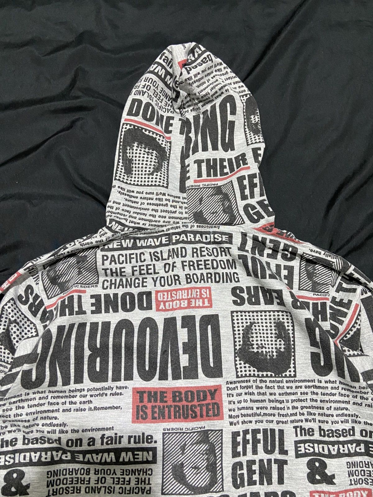 Japanese Brand GREENGATES NEW WAVE PARADIDE ZIP HOODIE Size US M / EU 48-50 / 2 - 15 Thumbnail