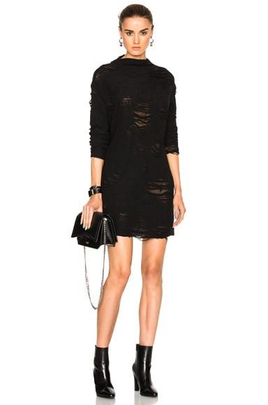 image of Iro X Anja Rubik Iriza Dress in Black, Women's (Size Small)