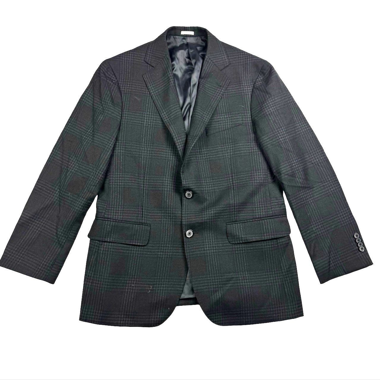 Joseph Abboud Joseph Abboud Men's Wool 2-Button Blazer Gray Plaid • 38S Size 38S - 2 Thumbnail