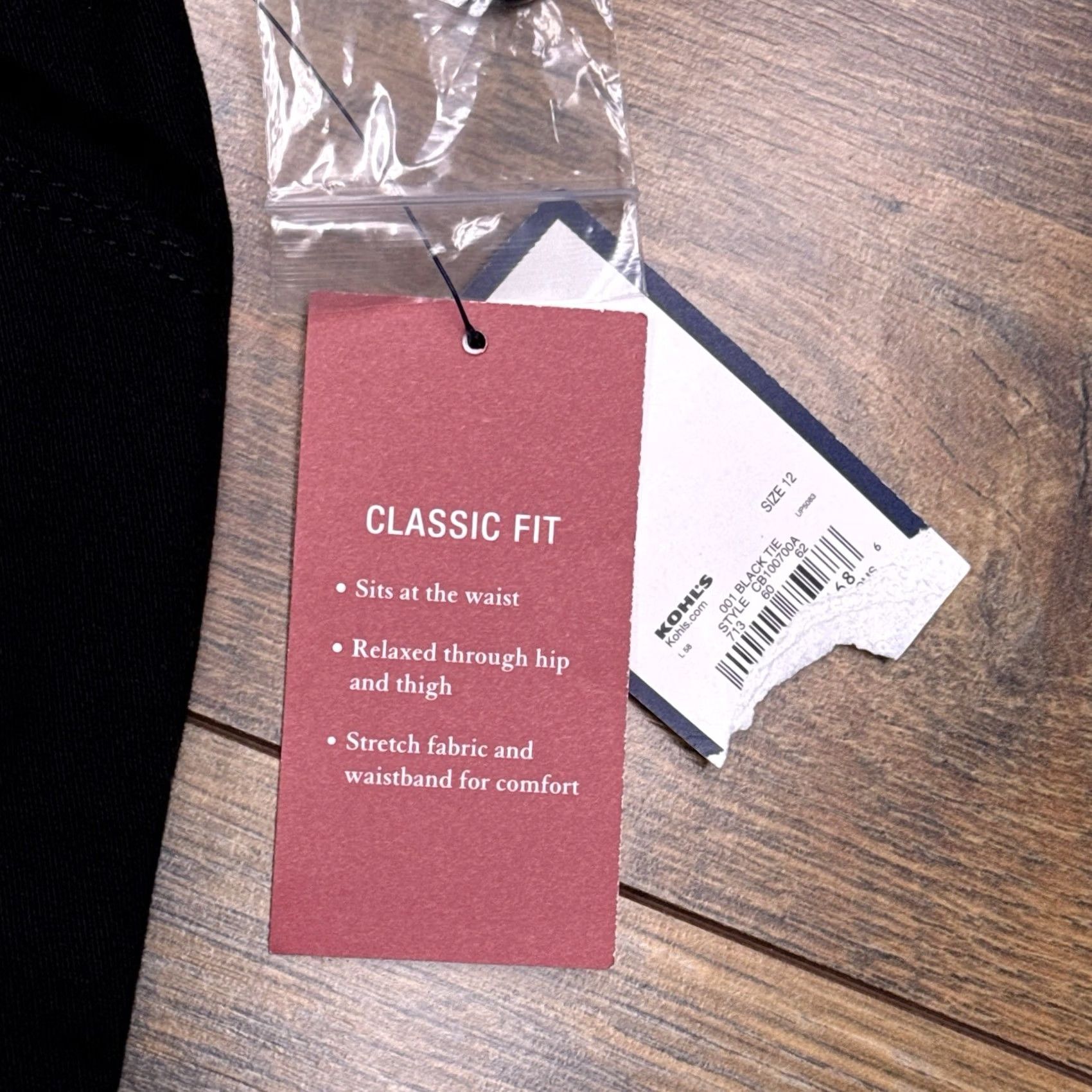 Croft & Barrow Croft & Barrow Capri Pants Womens 12 Classic Fit Black Stretch Twill Straight Leg Casual Size 34" / US 12 / IT 48 - 6 Thumbnail
