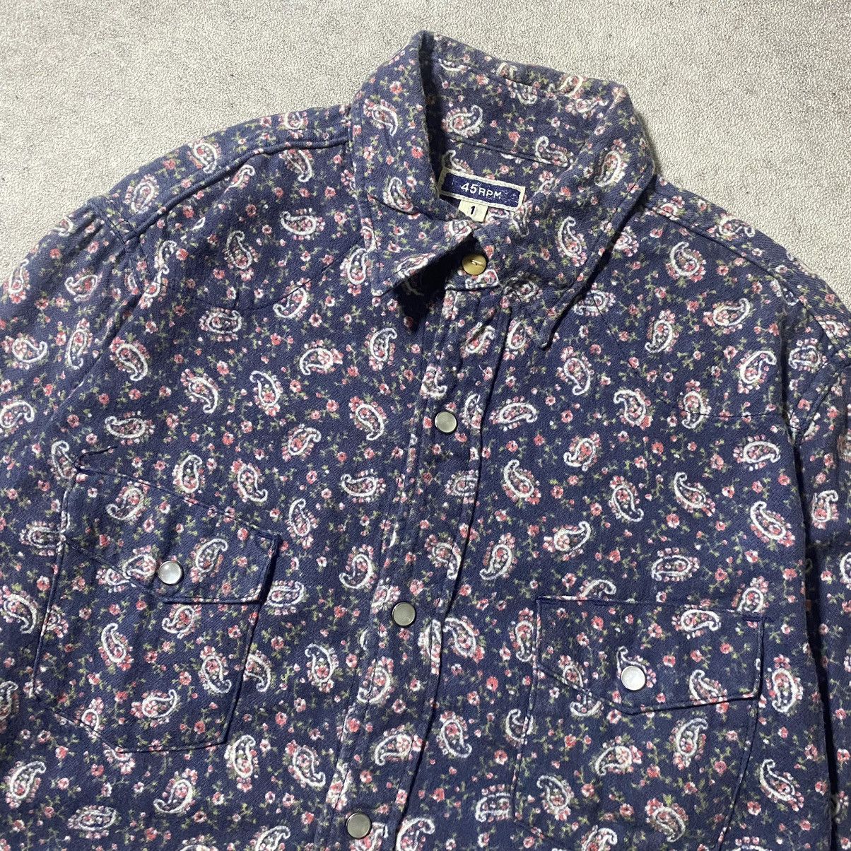 45rpm 90s Paisley 45RPM Shirt Snap Button Size US S / EU 44-46 / 1 - 2 Thumbnail