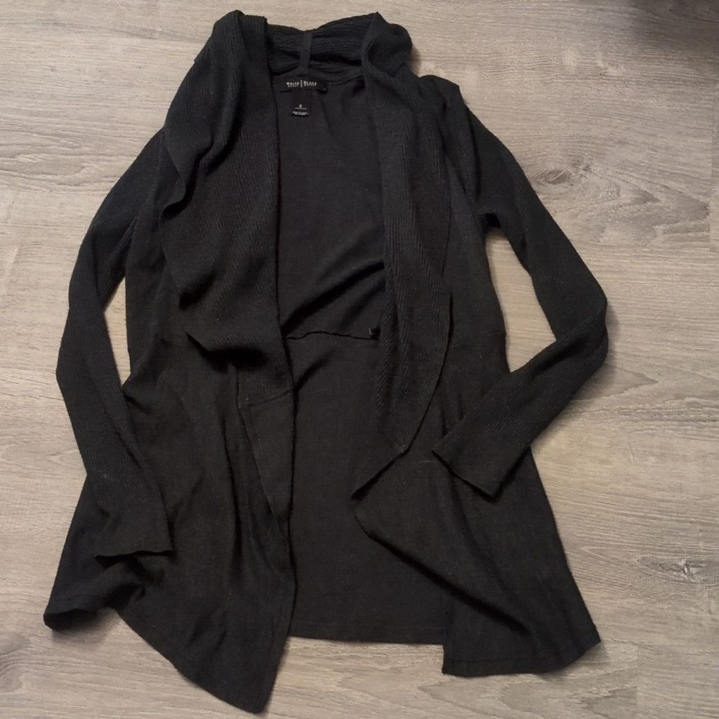 White House Black Market White House black market dark gray open Cardigan size small Size S / US 4 / IT 40 - 1 Thumbnail