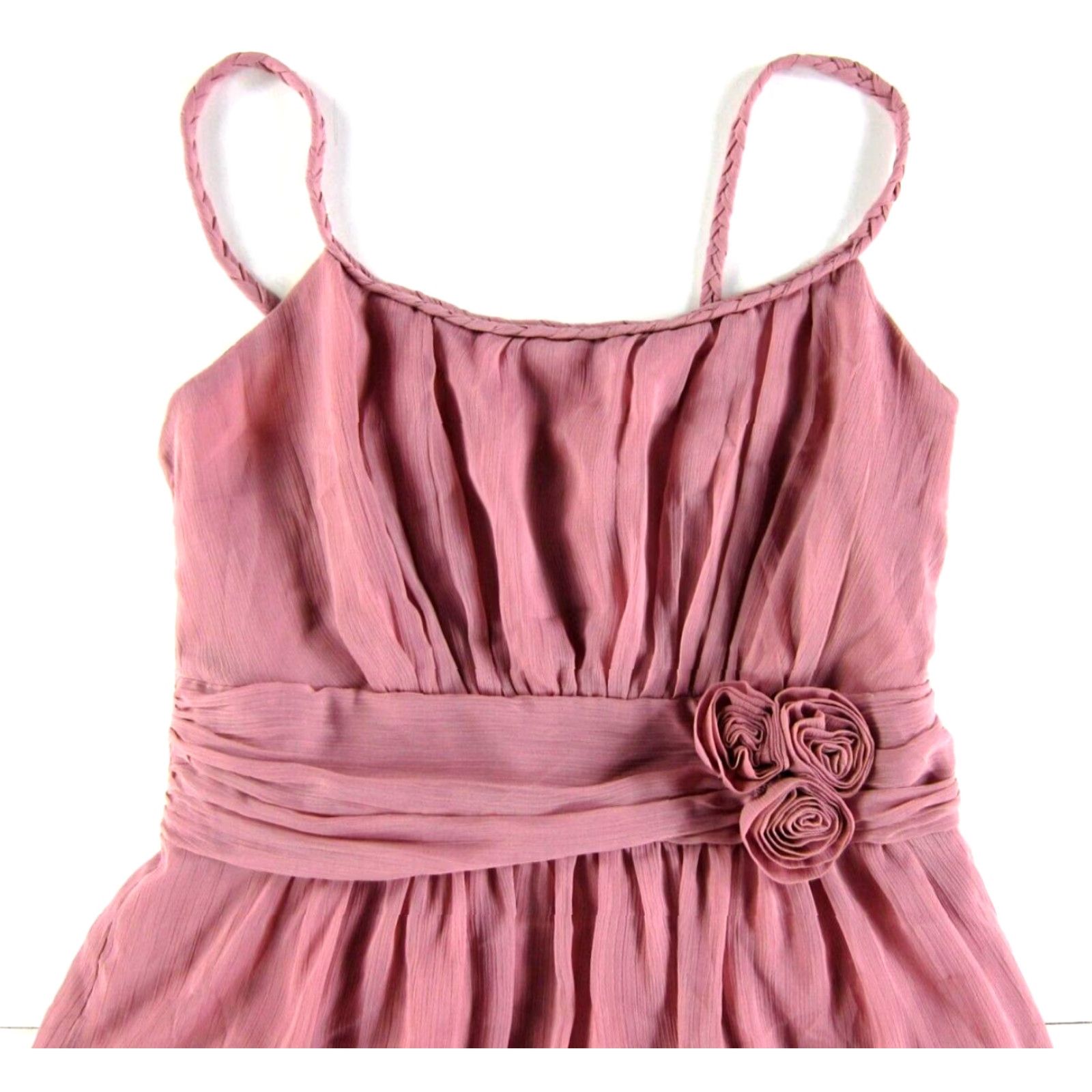 Vintage VINTAGE NWT ROMY Mauve Pink Floral Ruched Sheath Tank Slip Party Prom Heidi Dress Medium Size M / US 6-8 / IT 42-44 - 4 Thumbnail