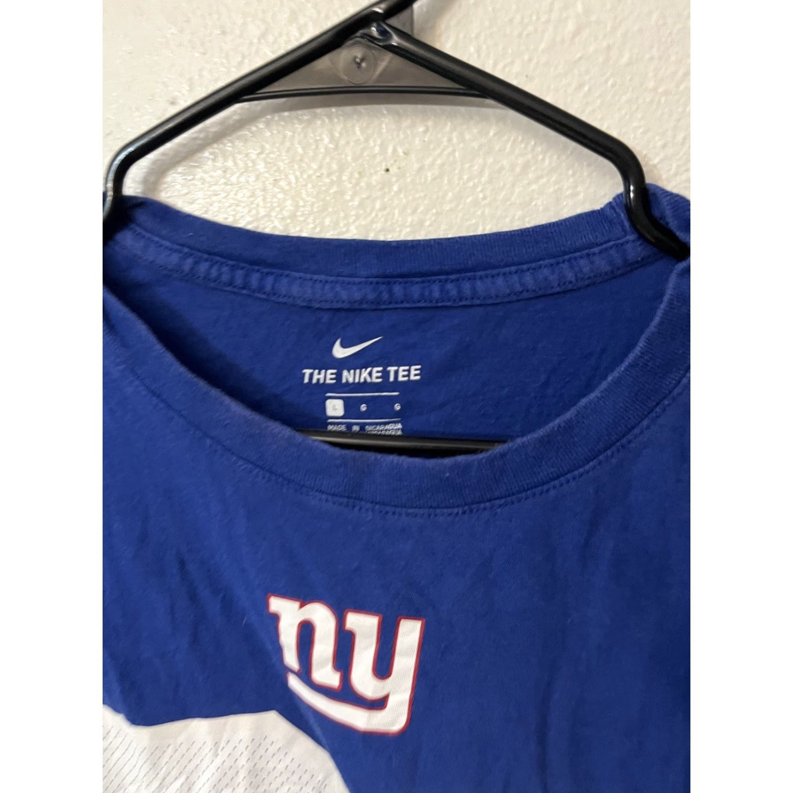 Nike Nike Dri-FIT Saquon Barkley NY Giants Blue Short Sleeve T-Shirt Mens Large Size US L / EU 52-54 / 3 - 2 Thumbnail