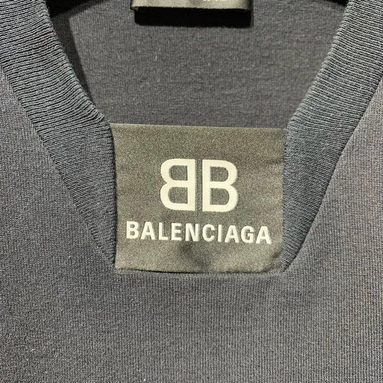 Balenciaga Balenciaga Double B Black Short Sleeve 2502-Nextarrow Size US XS / EU 42 / 0 - 3 Thumbnail