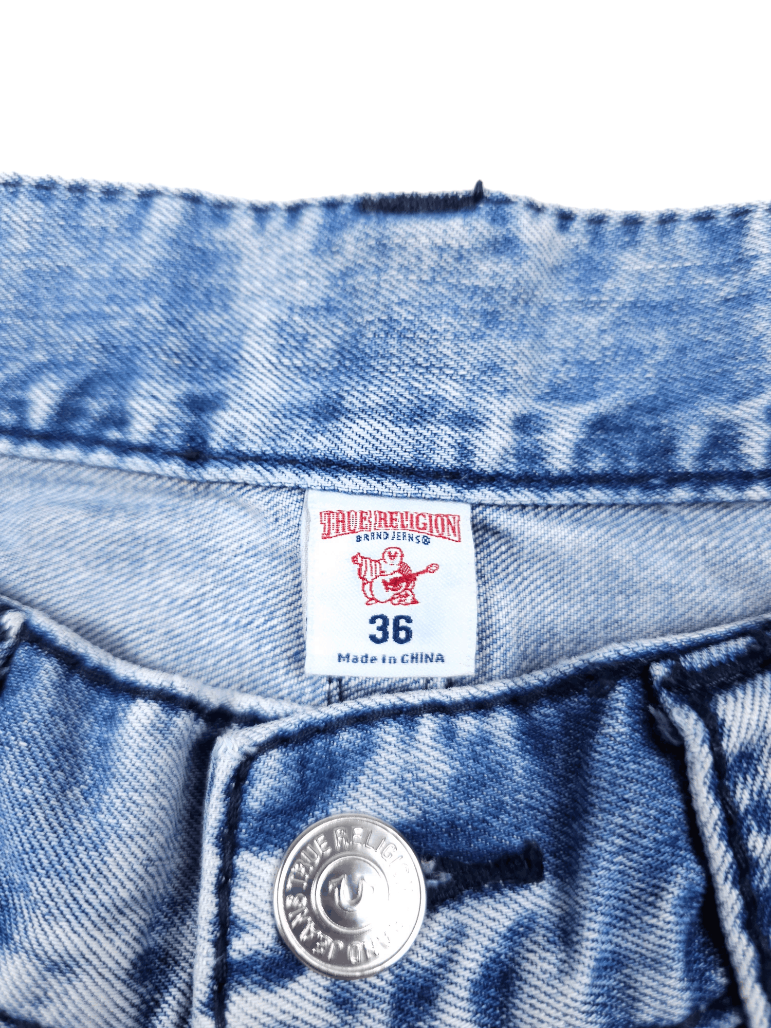 Japanese Brand × True Religion 💎 Size 36/32 True Religion Loose Washed Denim Jeans Y2K Size US 36 / EU 52 - 23 Thumbnail