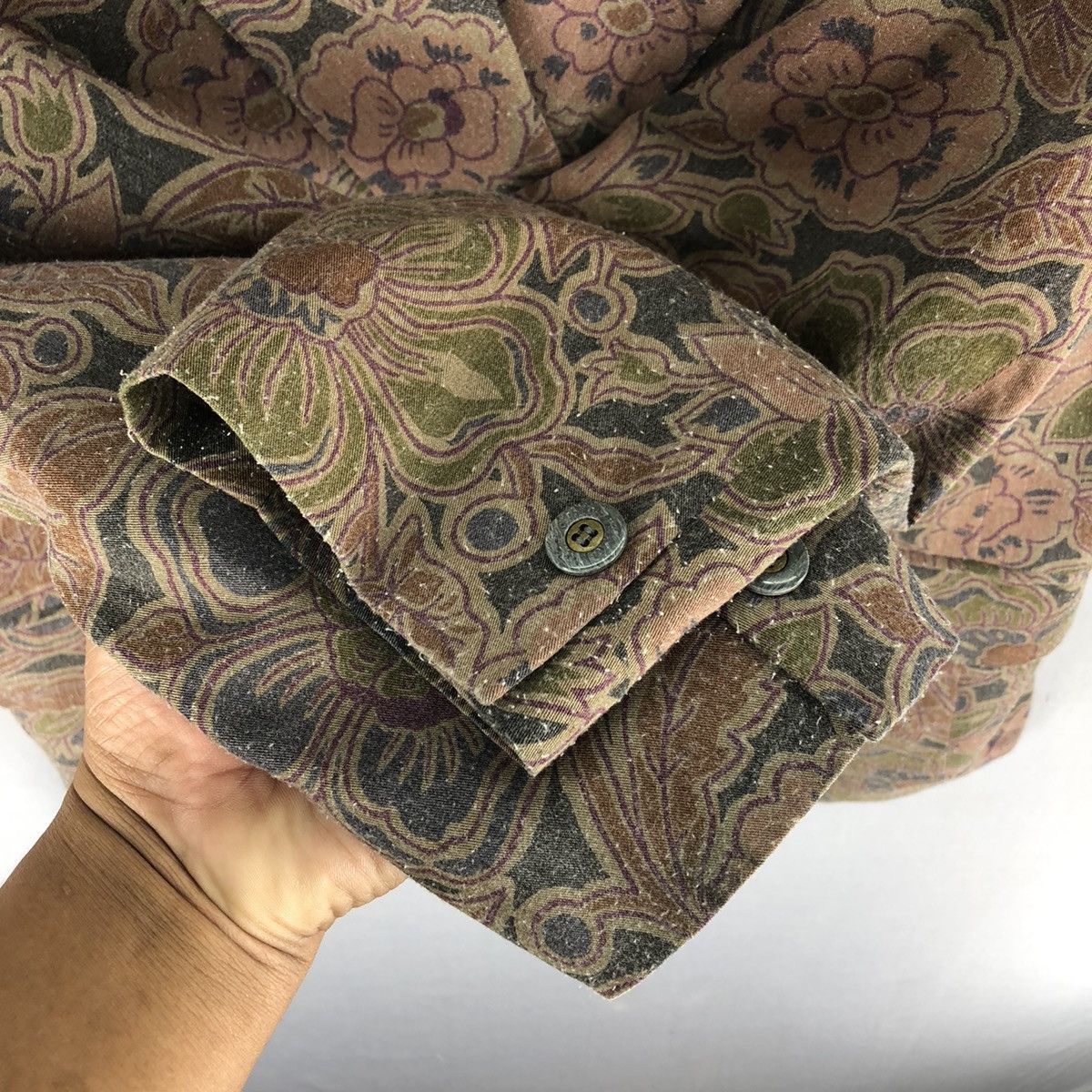 Vintage Vintage 80's Gianni Lo Giudice Milano Fullprint Coat Size M / US 6-8 / IT 42-44 - 12 Thumbnail