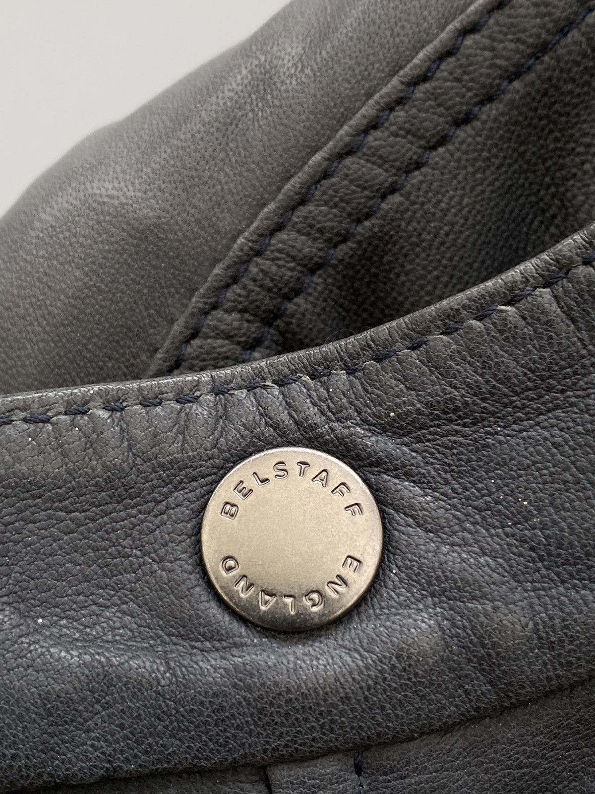 Belstaff Belstaff- Cafe Racer Leather Jacket Size US L / EU 52-54 / 3 - 13 Thumbnail
