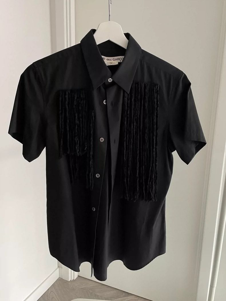 Comme des Garcons Comme Des Garcons Short sleeve fringed shirt Size S / US 4 / IT 40 - 1 Thumbnail