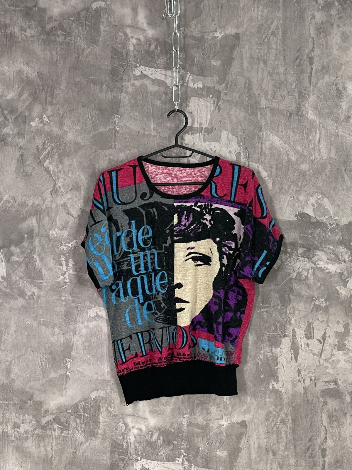 Japanese Brand Avant Garde Vintage Art Streetwear Crop Sweater Size US M / EU 48-50 / 2 - 1 Thumbnail