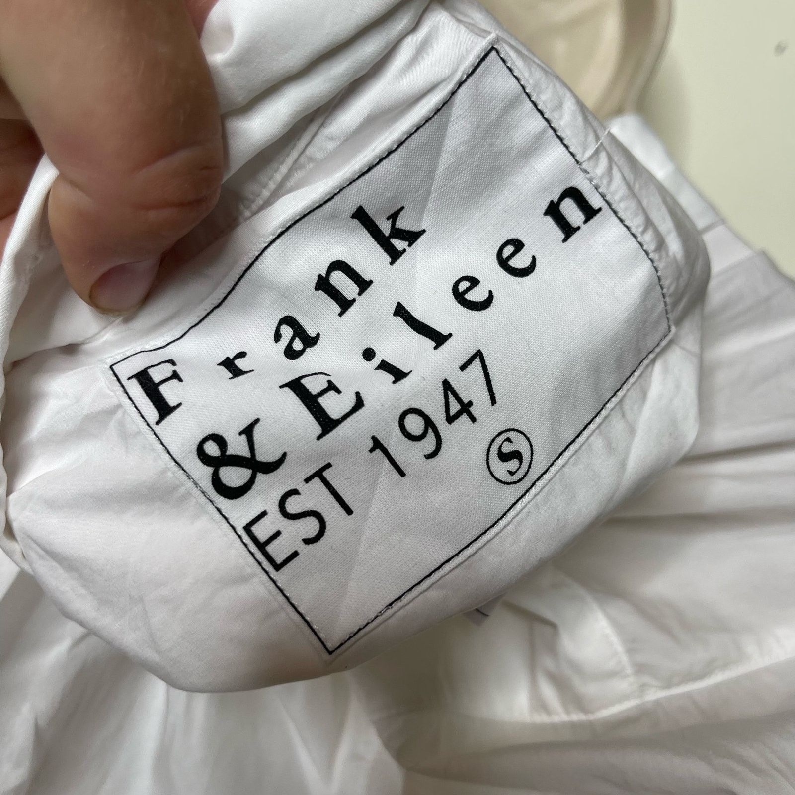 Frank & Eileen Frank and Eileen JOEDY Boyfriend Button-Up Shirt White S Size S / US 4 / IT 40 - 6 Thumbnail