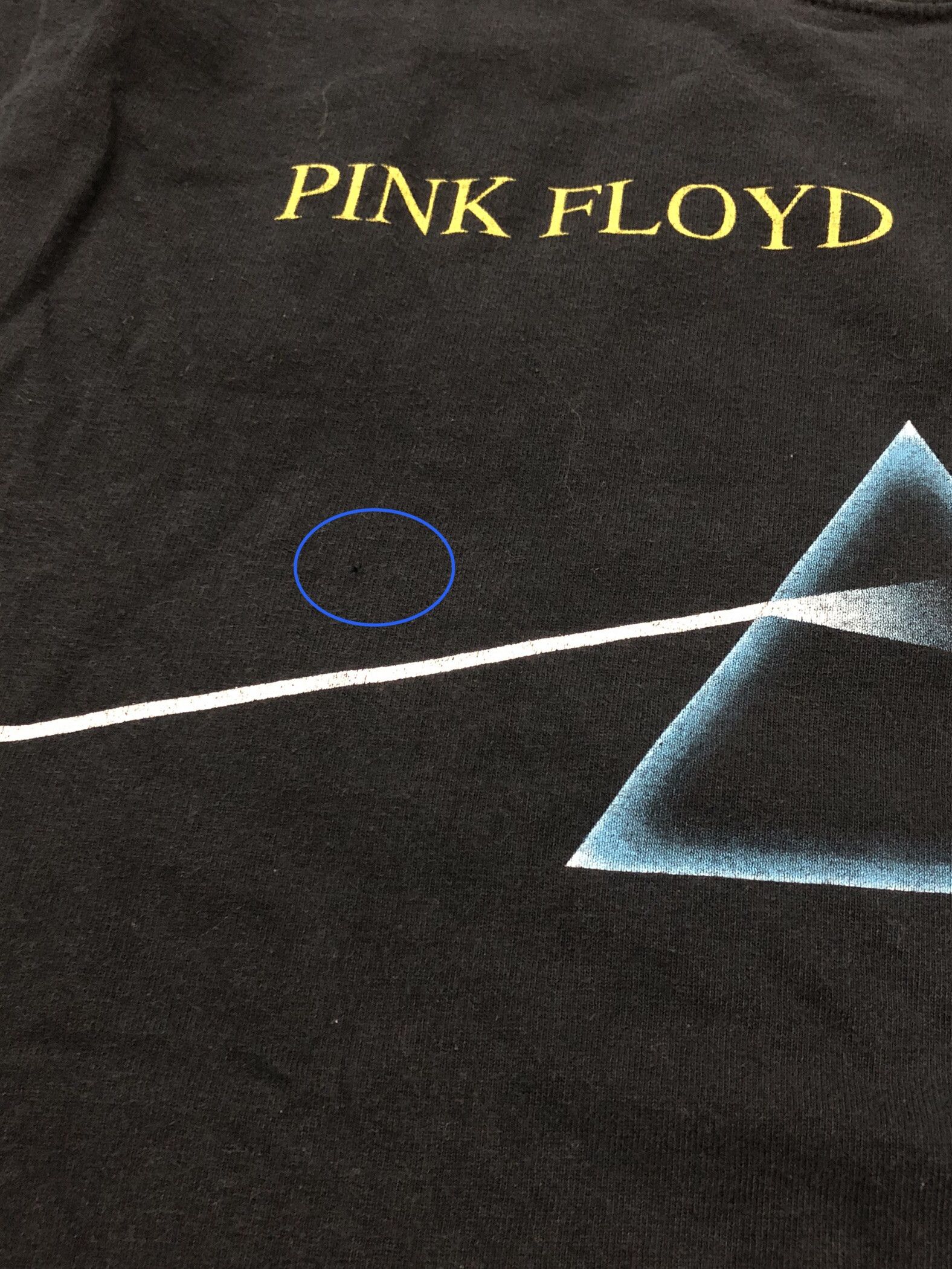 Band Tees × Pink Floyd × Vintage Vintage Pink Floyd Dark Side Of The Moon Album Size US M / EU 48-50 / 2 - 13 Thumbnail