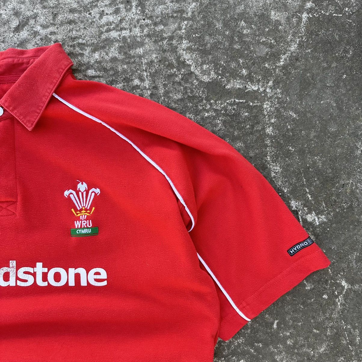 Reebok × Vintage Vintage T-shirts Reebok WRU Rugby Polo Redstone Y2K 00s Size US L / EU 52-54 / 3 - 4 Thumbnail