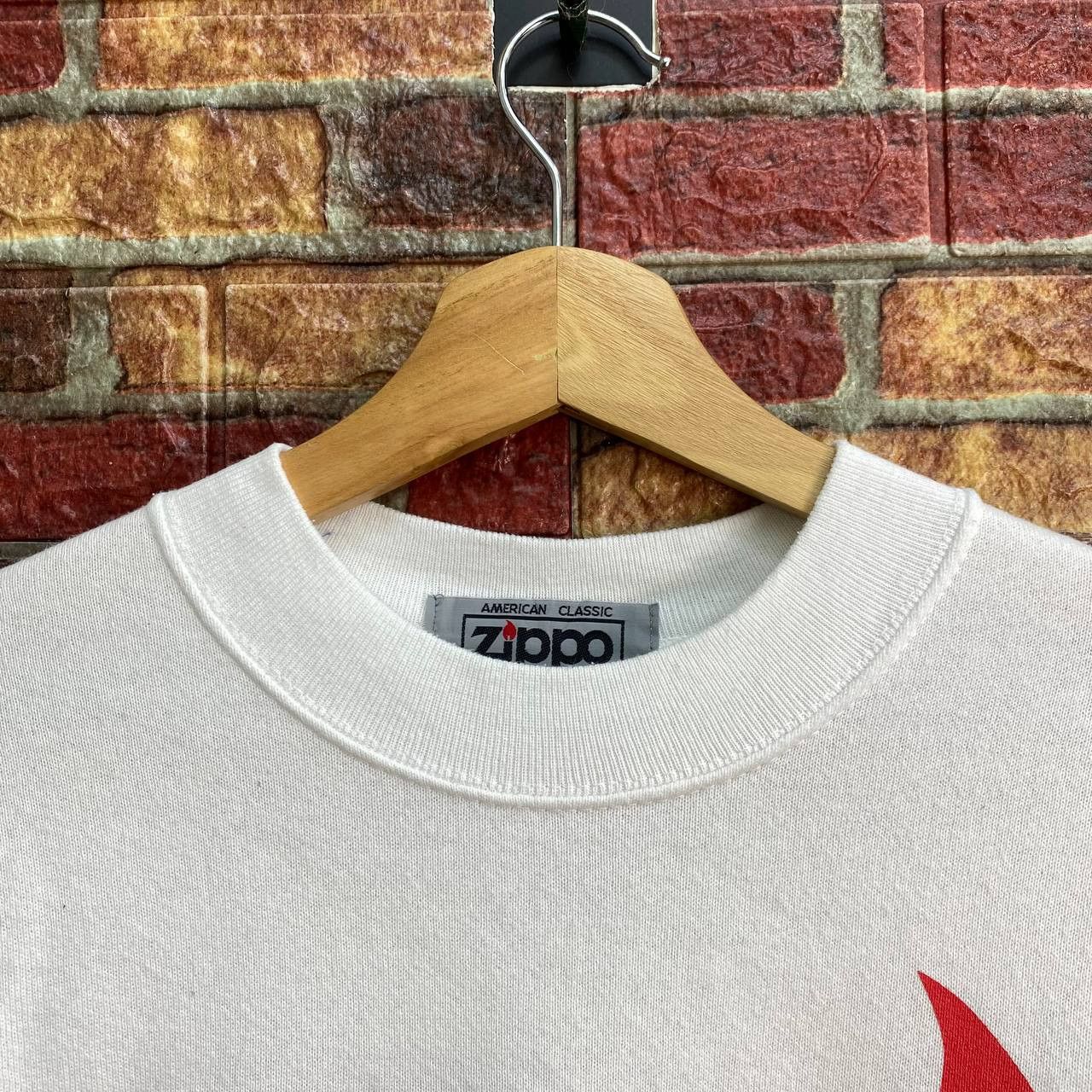 Rare 🔥Vintage 90S Zippo Classic Big Spell crewneck JUMPER