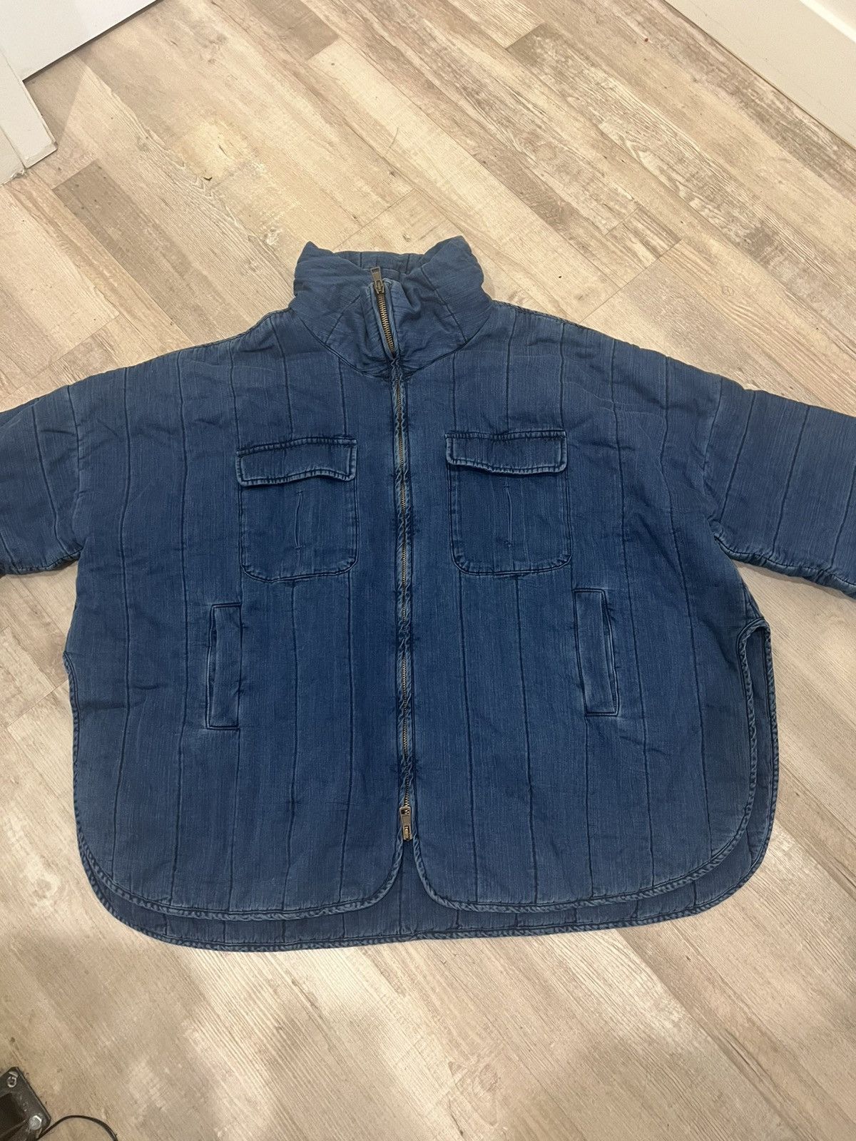 Chloe Chloé Quilted Denim Jacket Size M / US 6-8 / IT 42-44 - 4 Thumbnail
