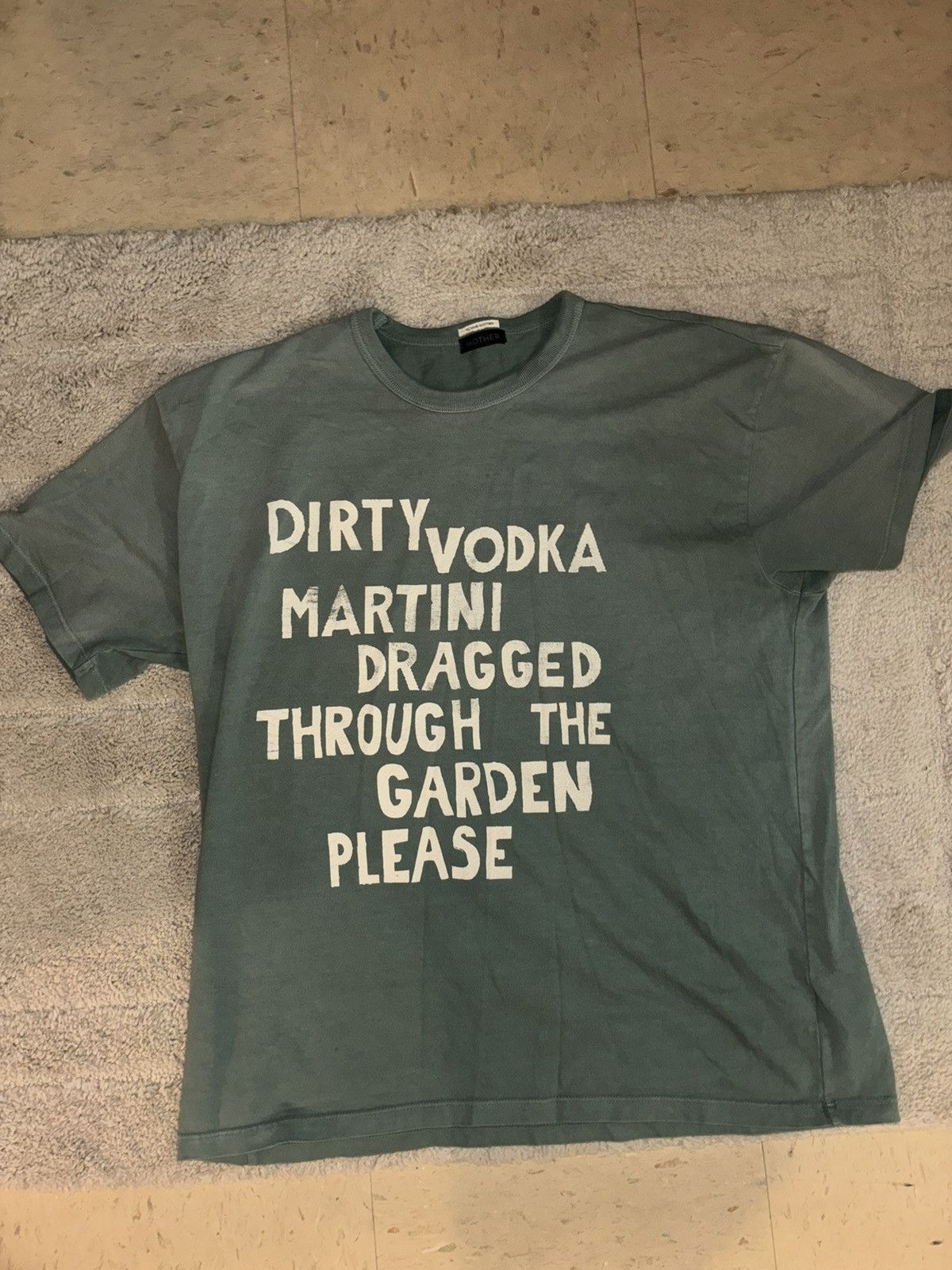 MOTHER Mother The Lowdown Martini T Shirt Green Medium Size US M / EU 48-50 / 2 - 2 Thumbnail
