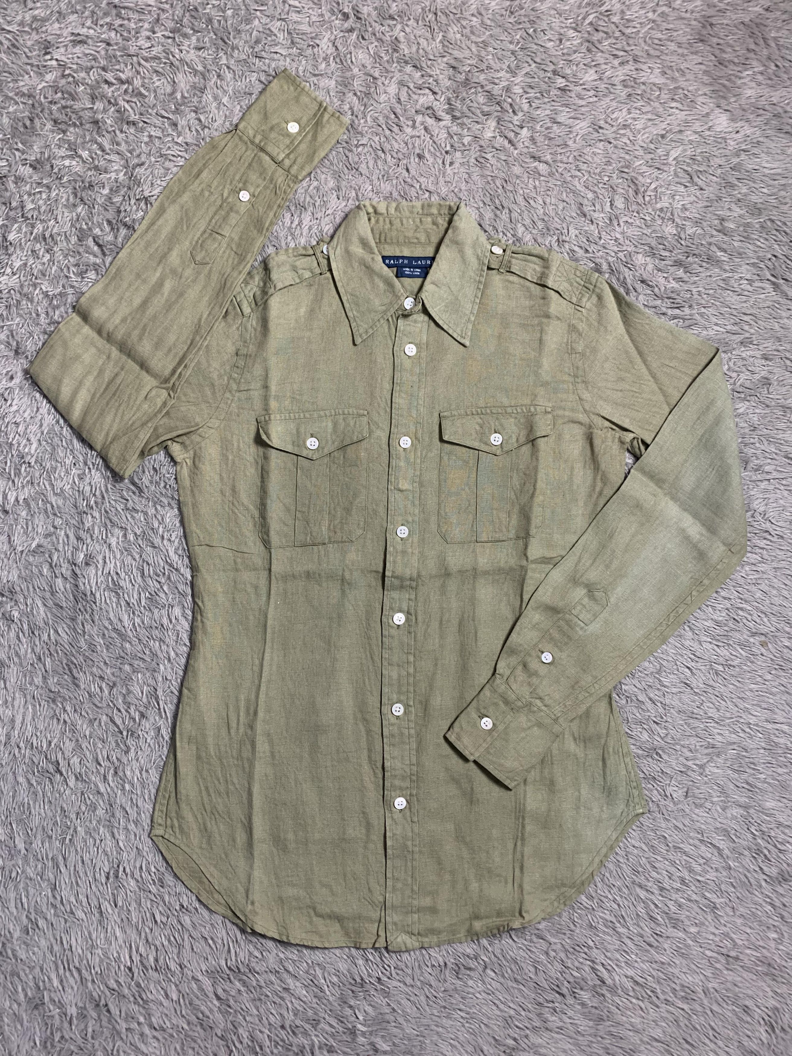 Polo Ralph Lauren Ralph lauren Linen shirt women Japanese Brand Style Size US S / EU 44-46 / 1 - 1 Thumbnail