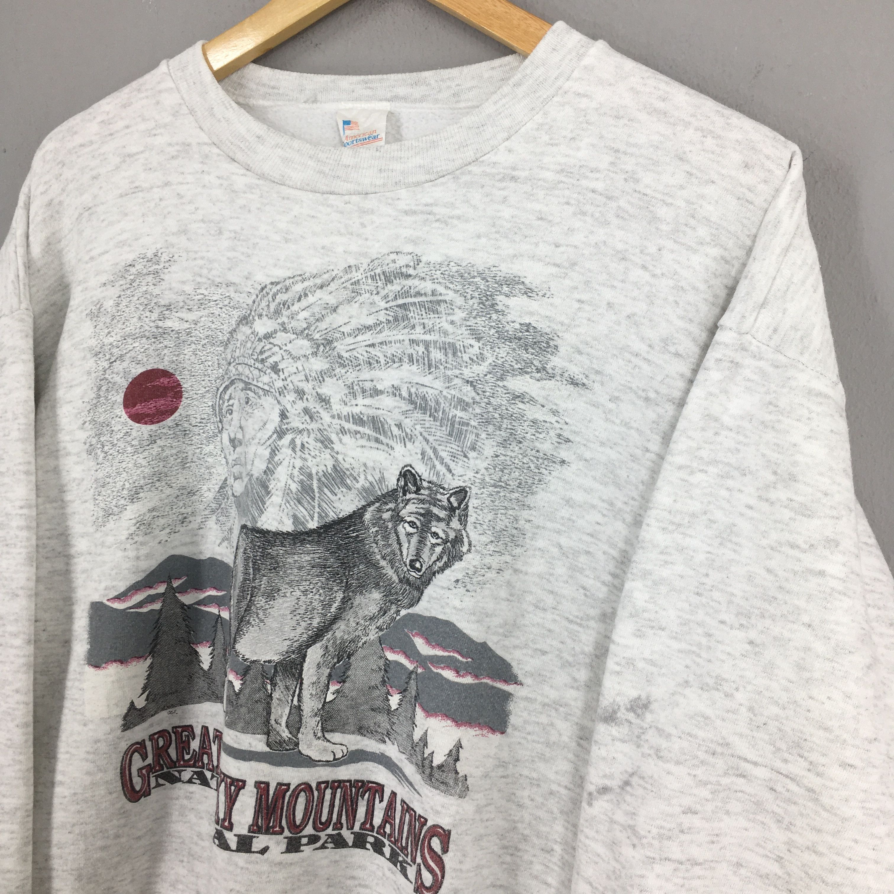 Vintage Vintage 90s National Park Great Smoky Mountains Sweatshirt L Size US L / EU 52-54 / 3 - 3 Thumbnail