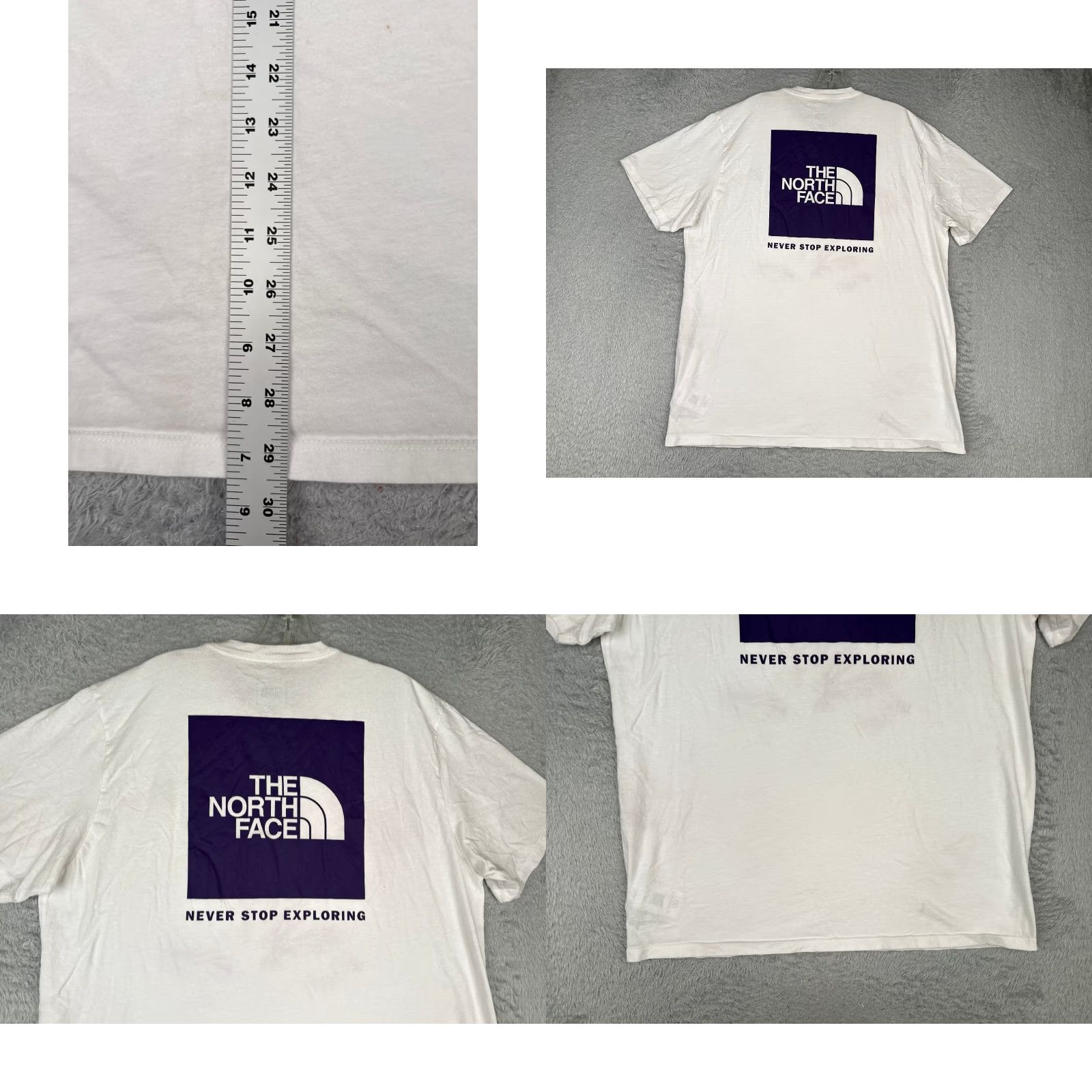 The North Face The North Face Shirt Men XL White Short Sleeve Crew Neck Cotton Read Size US XL / EU 56 / 4 - 9 Thumbnail