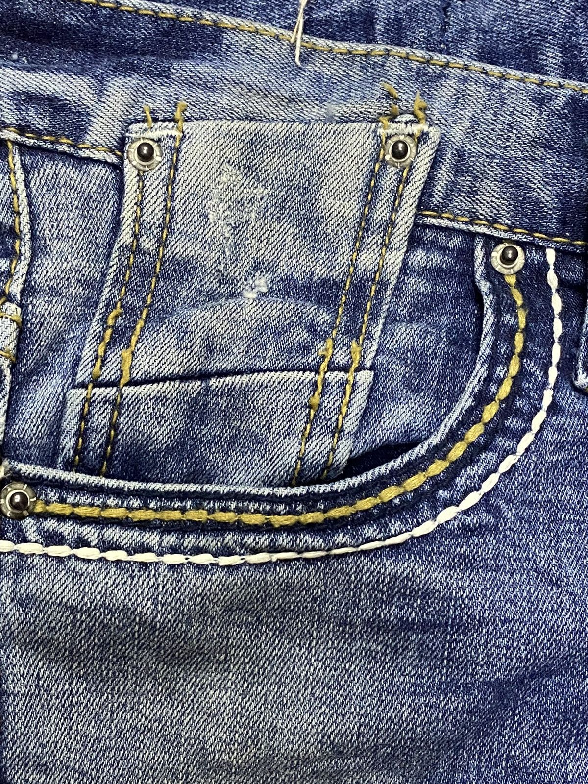 Japanese Brand Japanese Brands Lolita Y2K Distressed Skinny Jeans Size US 32 / EU 48 - 15 Thumbnail