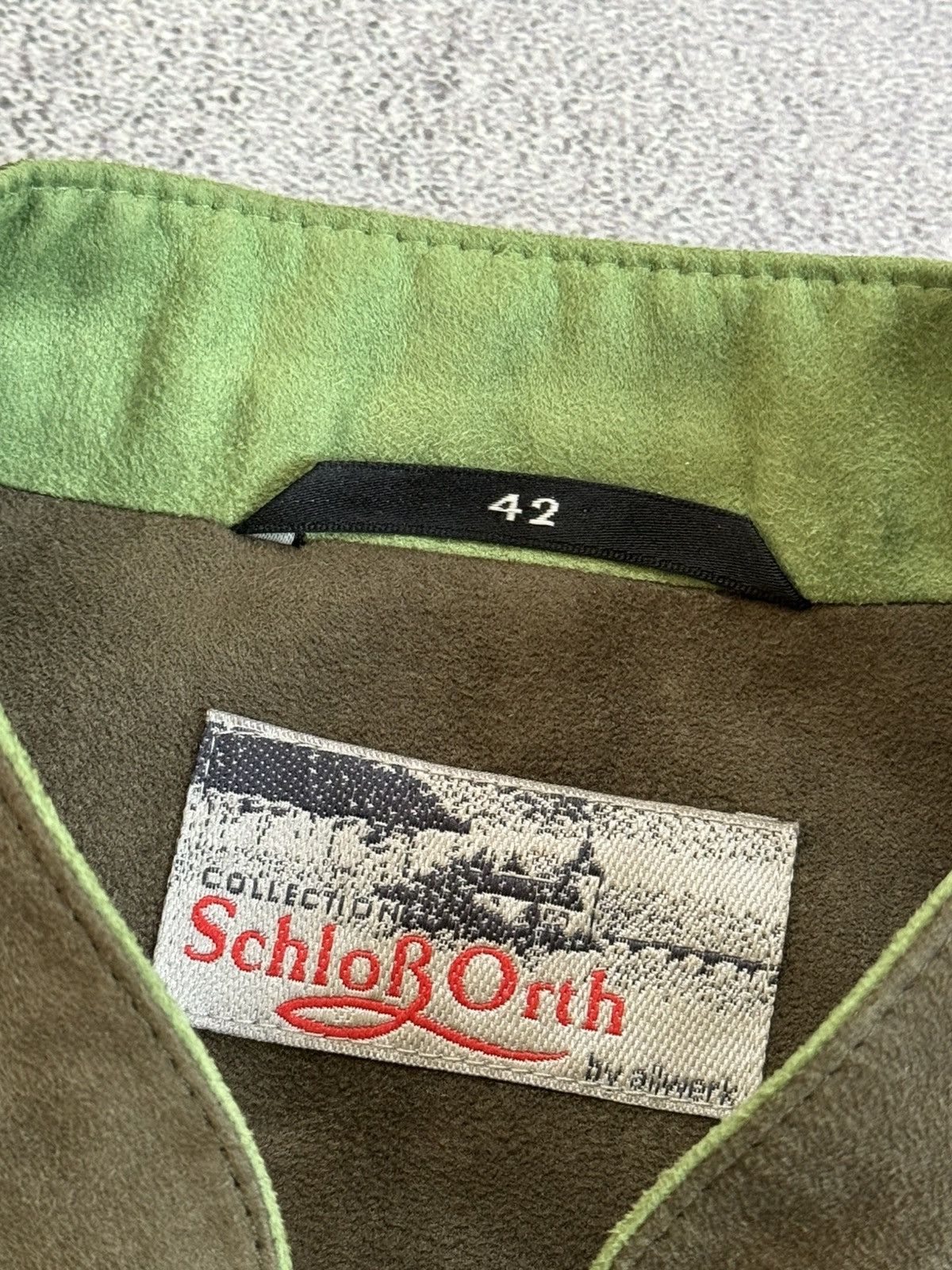 Designer Schlob Orth by allwerk 42size blazer jacket suede style Size M / US 6-8 / IT 42-44 - 9 Thumbnail
