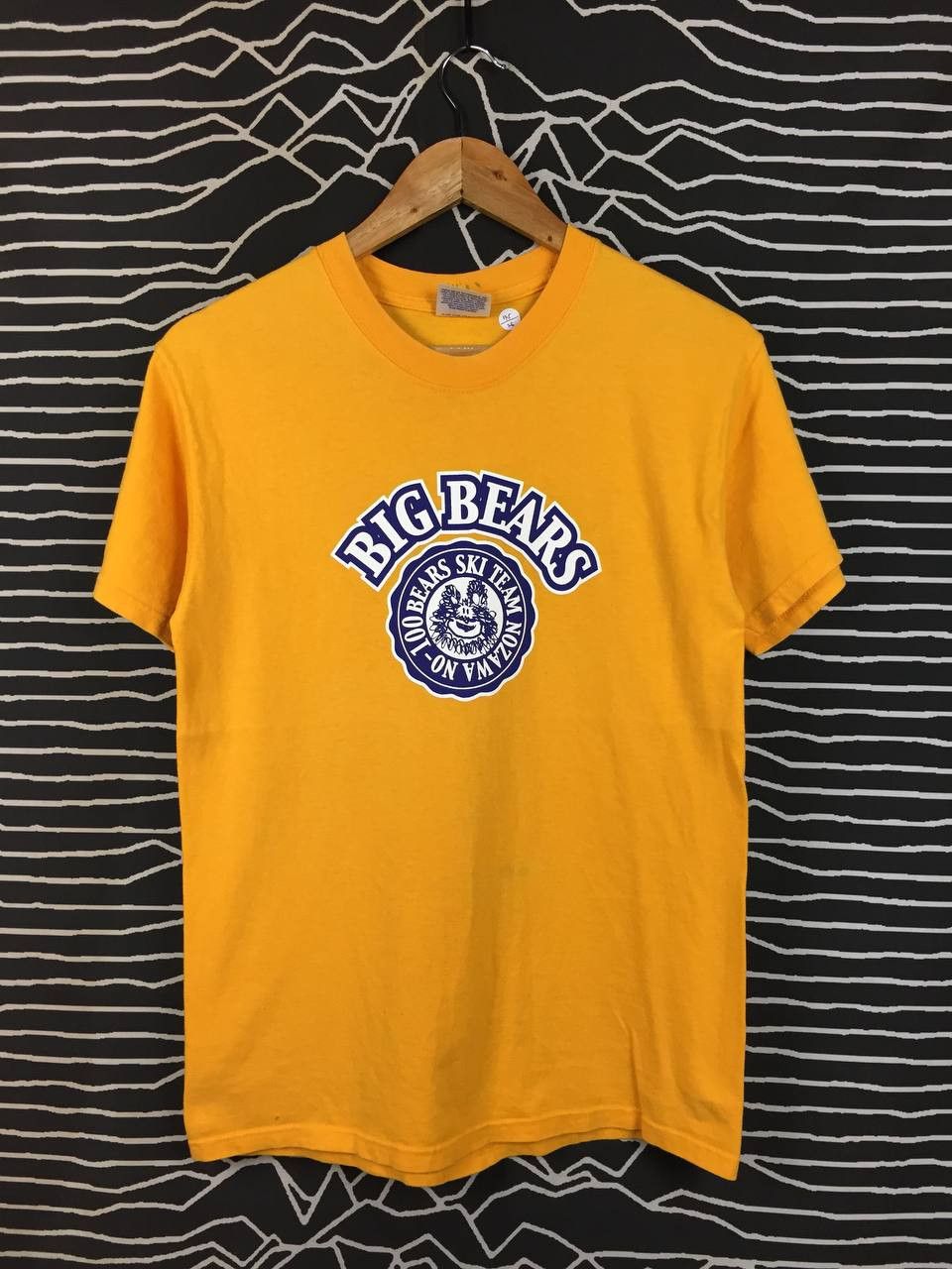 Vtg Nozawa Onsen Japan Big Bears Ski Team Tee Size S