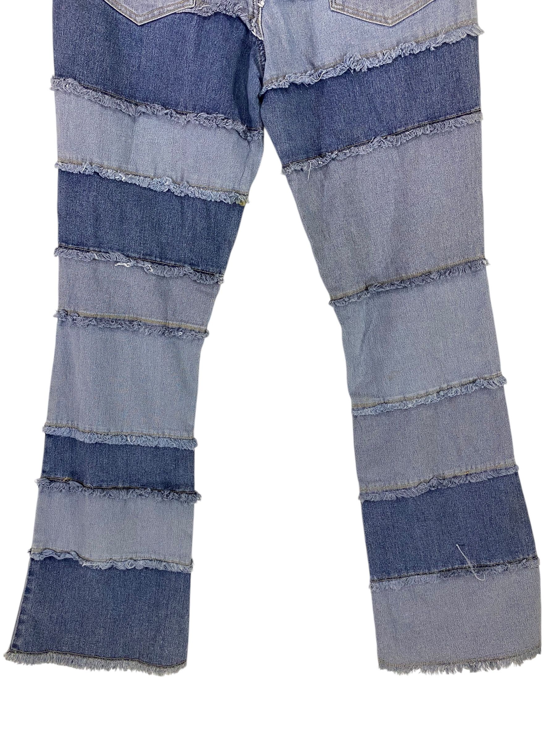 Hysteric Glamour 2000s Lazer patchwork hagi flare denim pant Size US 32 / EU 48 - 8 Thumbnail