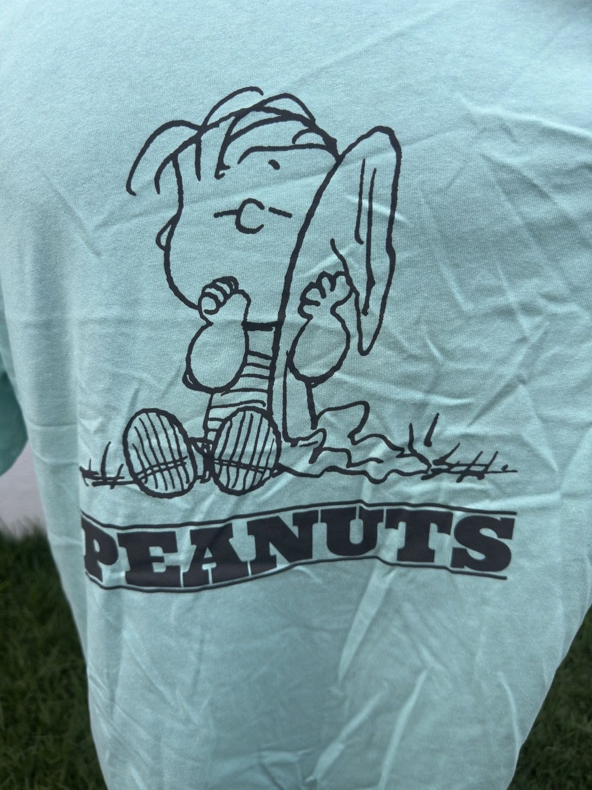Uniqlo New Uniqlo Peanuts T shirt Men's XL Green Teal Snoopy Size US XL / EU 56 / 4 - 3 Thumbnail