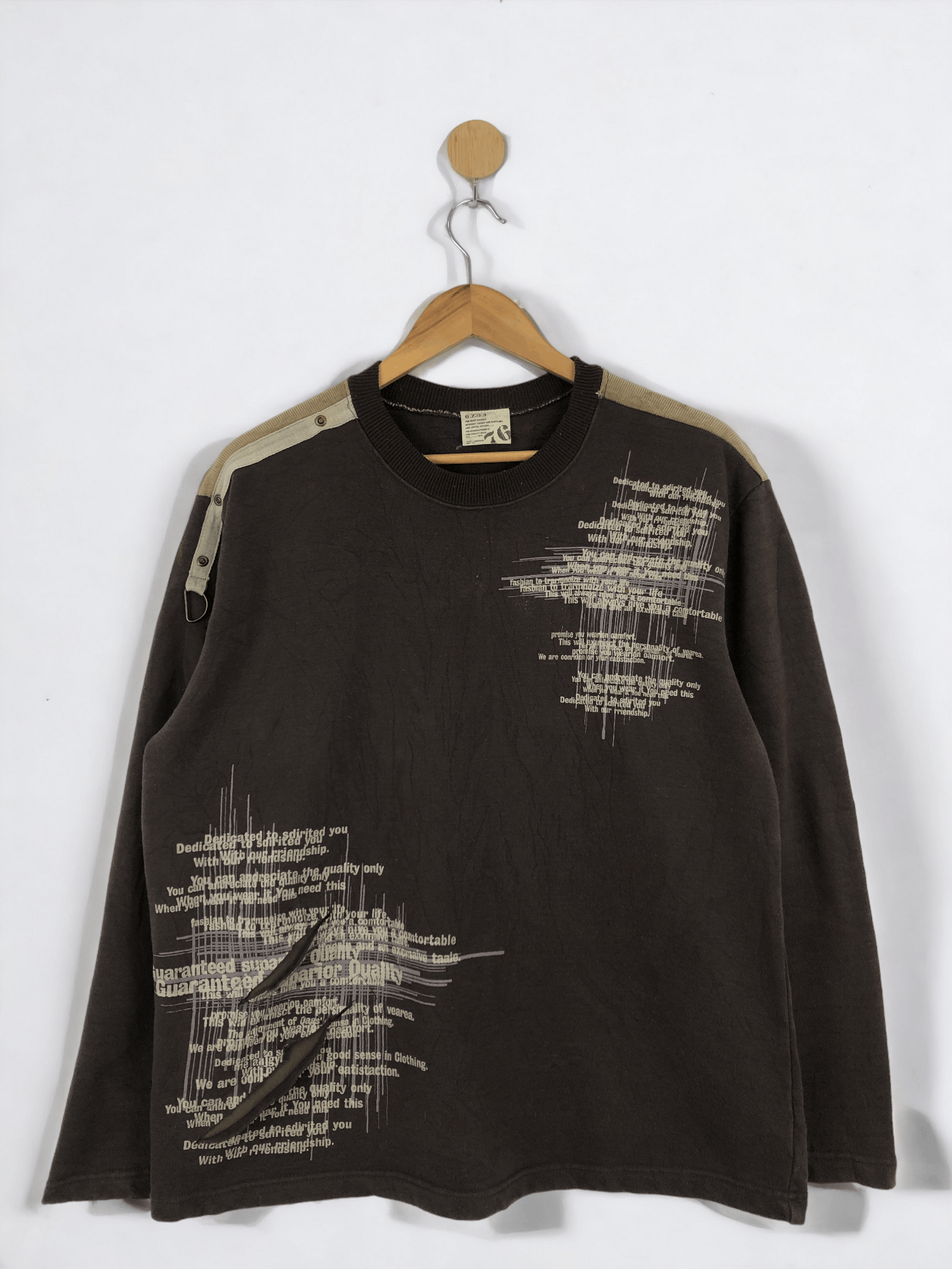 Japanese Brand Vintage O.Z.O.S Pullover Crewneck Sweatshirt Size US L / EU 52-54 / 3 - 1 Thumbnail
