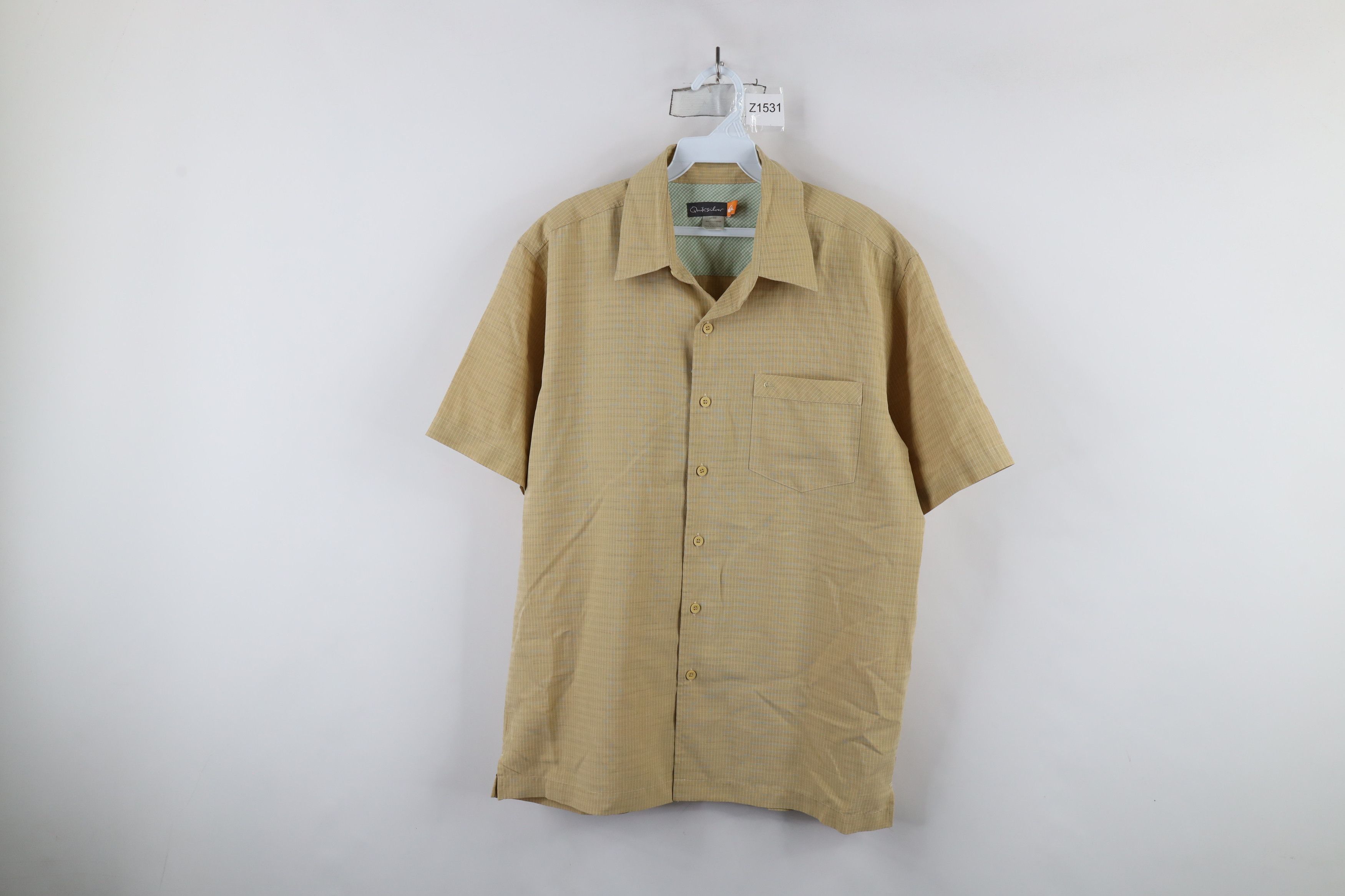 Quiksilver × Vintage Vintage 90s Y2K Quiksilver Short Sleeve Collared Shirt Size US S / EU 44-46 / 1 - 1 Thumbnail