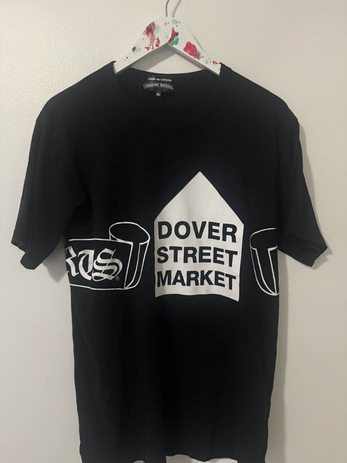Chrome Hearts × Comme des Garcons Chrome hearts x dsm scroll logo tee size XL Size US XL / EU 56 / 4 - 1 Thumbnail