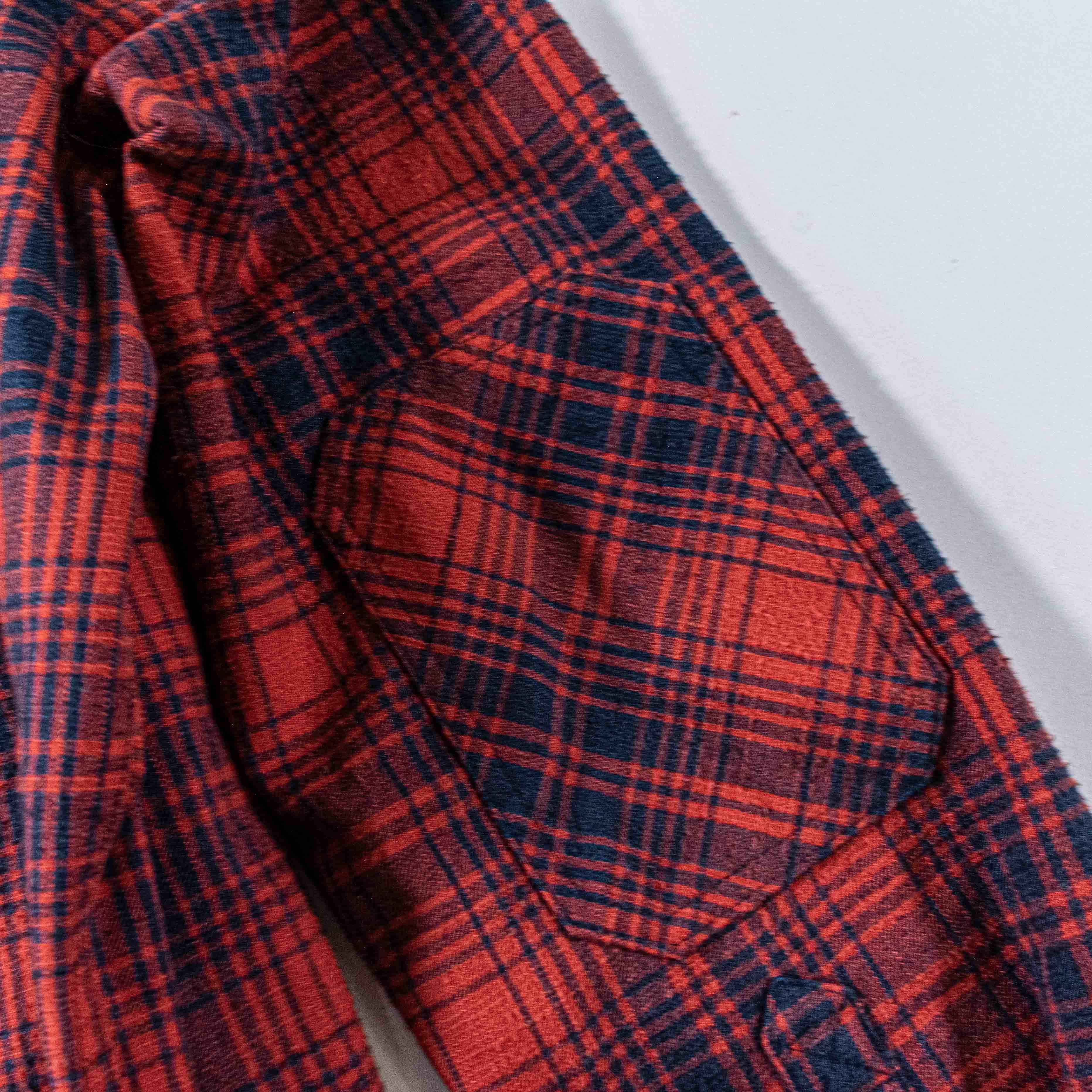 L.L. Bean L.L. Bean Katahdin Iron Works Flannel Shirt Snap Wool Blend Size US L / EU 52-54 / 3 - 9 Thumbnail