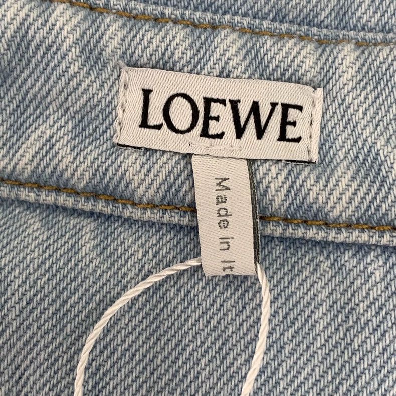 Loewe Loewe Light blue collar cotton denim shirt Size XS / US 0-2 / IT 36-38 - 5 Thumbnail