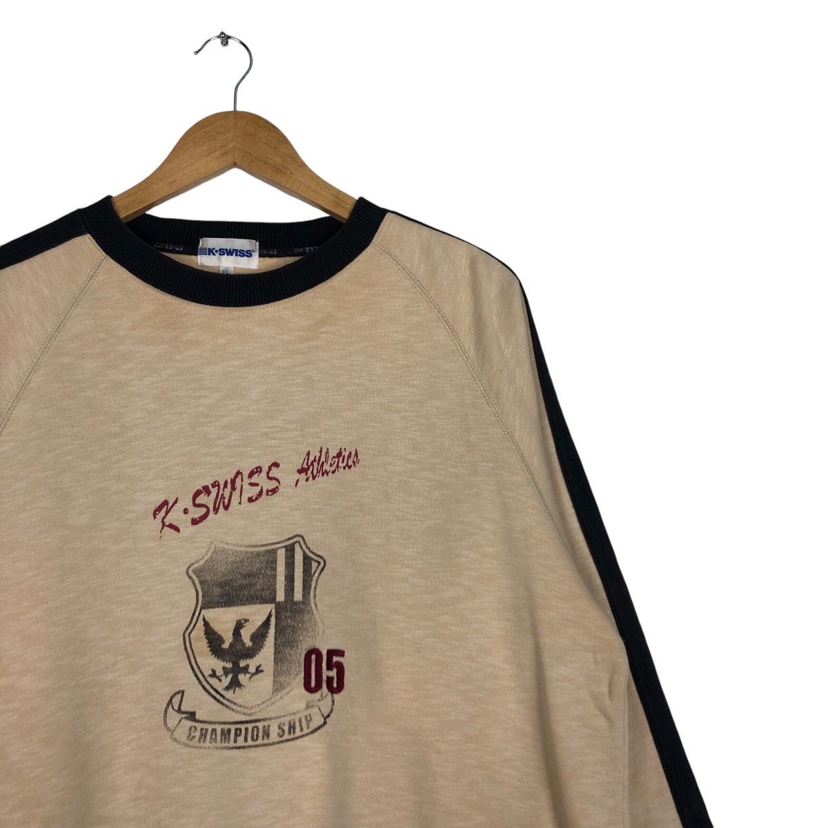 K-Swiss × Vintage Vintage K swiss Sweatshirt 90s design rare medium Size US M / EU 48-50 / 2 - 5 Thumbnail