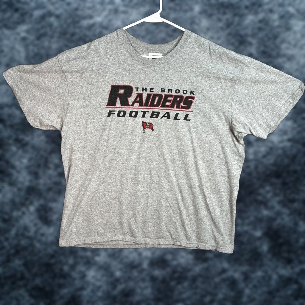 Nike VTG Nike The Brook Raiders Football T Shirt Gray Mens 2XL Adult Short Sleeve Cotton Graphic Tee 2000s Decade 2000s Size US XXL / EU 58 / 5 - 1 Thumbnail