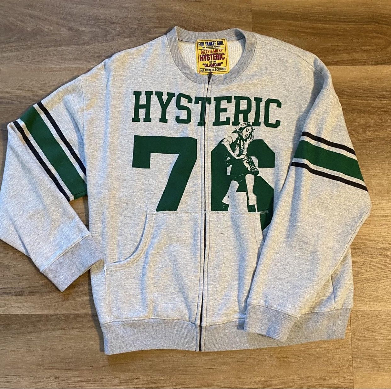 Hysteric Glamour Hysteric Glamour 76 Zip-Up Crewneck Size US M / EU 48-50 / 2 - 1 Thumbnail