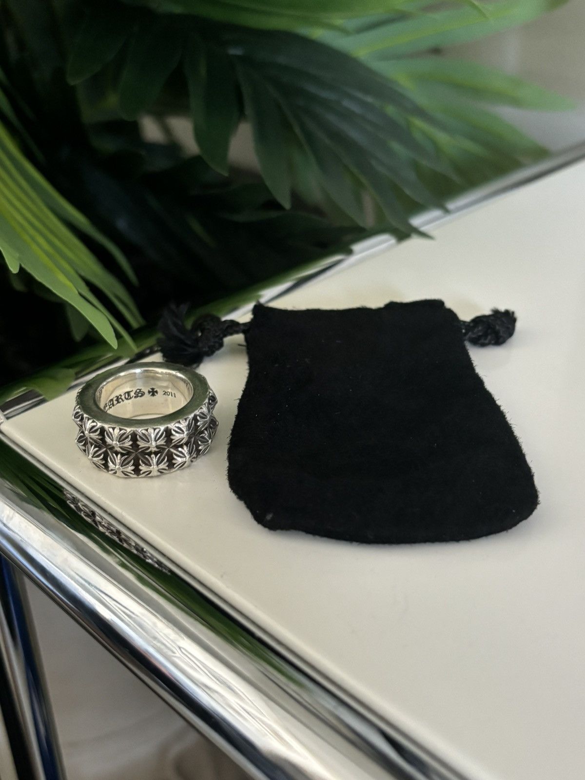 Chrome Hearts RARE - HEAVY DOUBLE PUNK RING Size ONE SIZE - 10 Thumbnail