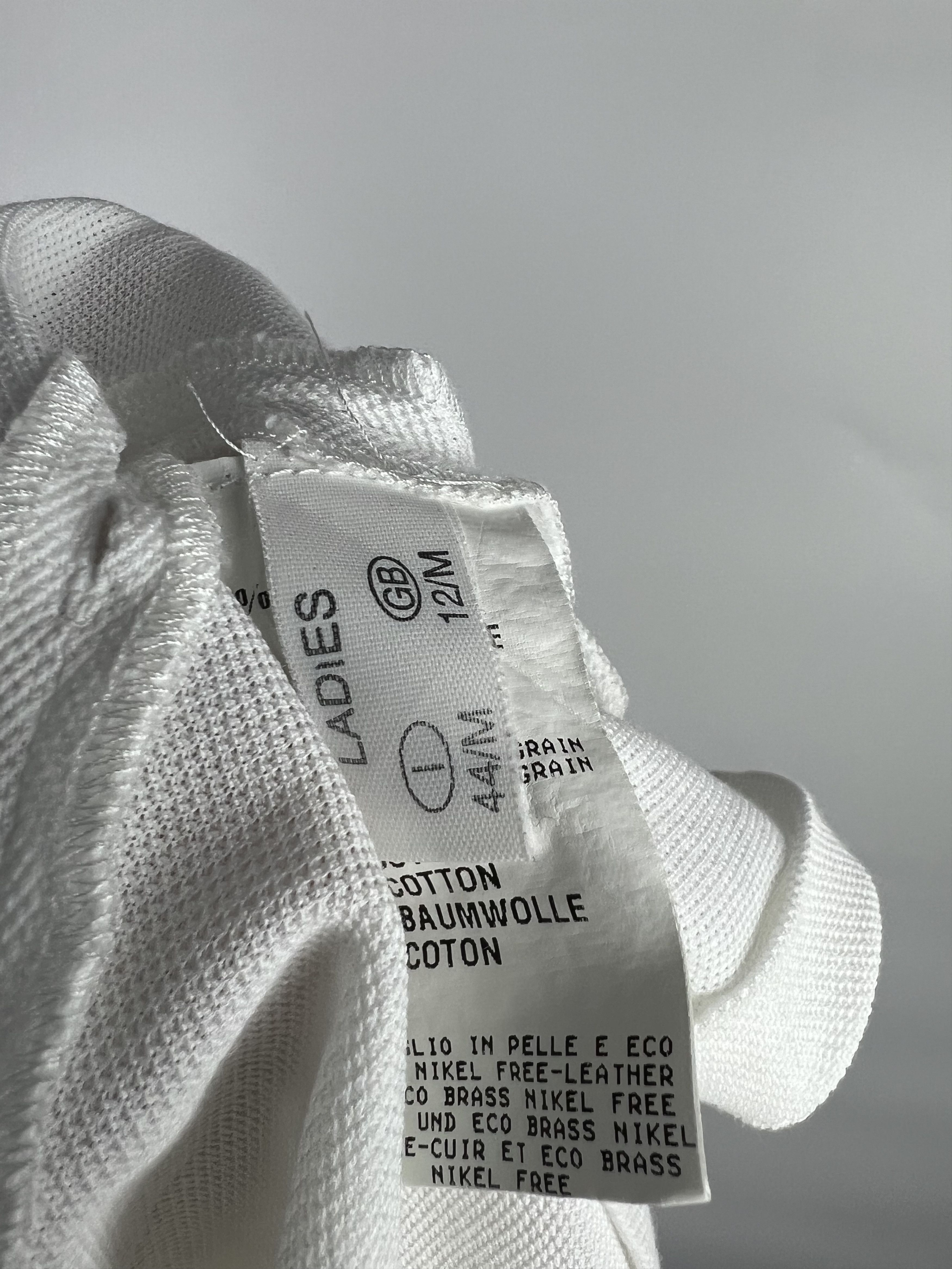 Fabiana Filippi Fabiana Filippi White Cotton Top Size IT44 Size M / US 6-8 / IT 42-44 - 9 Thumbnail