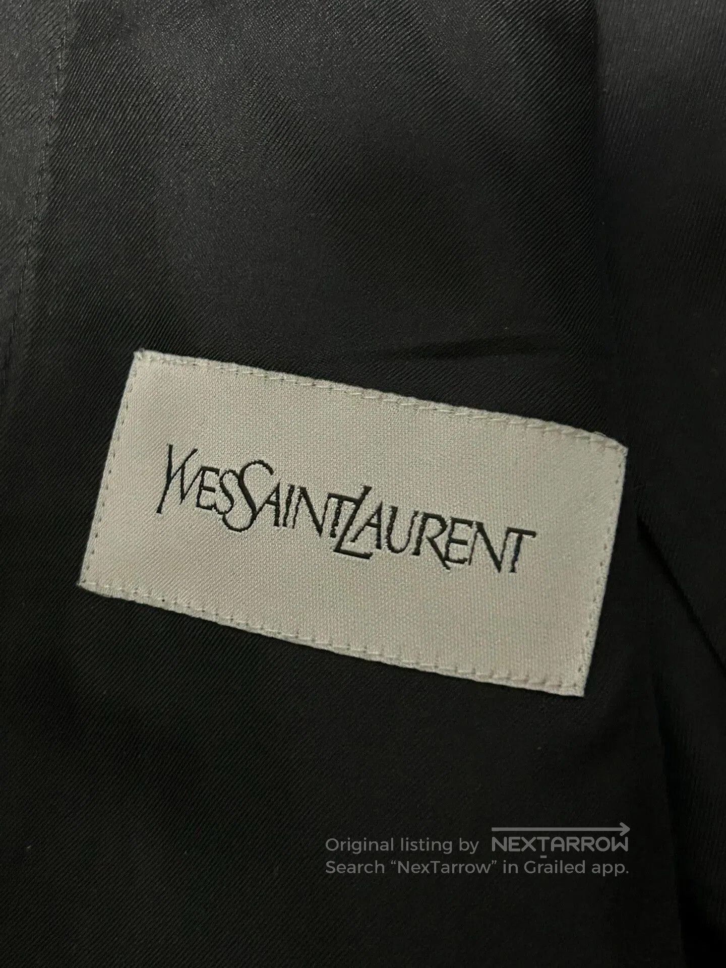 Yves Saint Laurent Saint Laurent Black Smoking Jacket. Size US S / EU 44-46 / 1 - 4 Thumbnail
