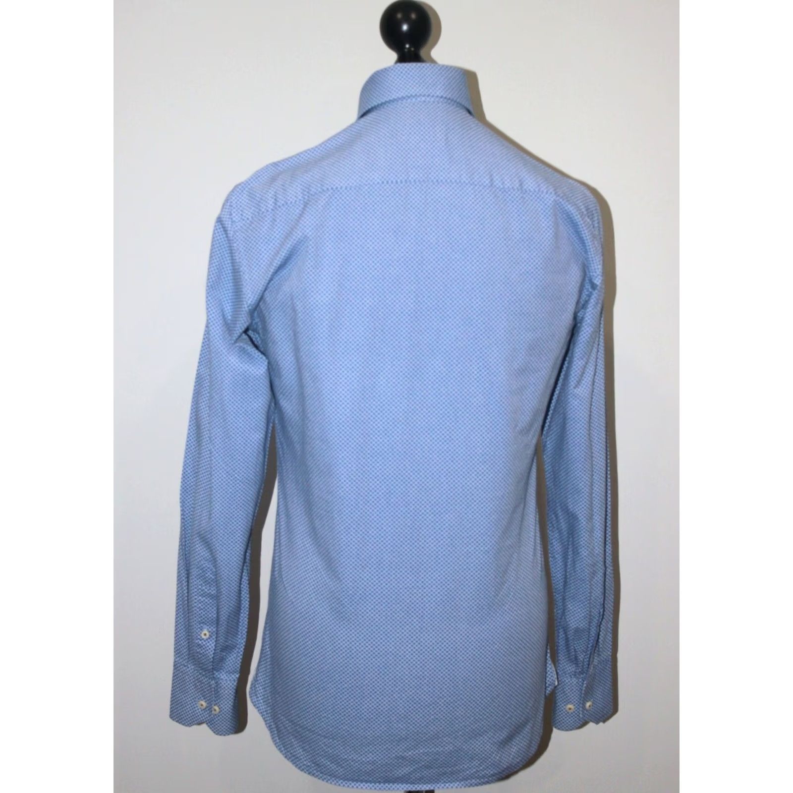 Vintage Stenstroms Slimline Shirt Blue mens Size 39 15 1/2 Size US L / EU 52-54 / 3 - 4 Thumbnail