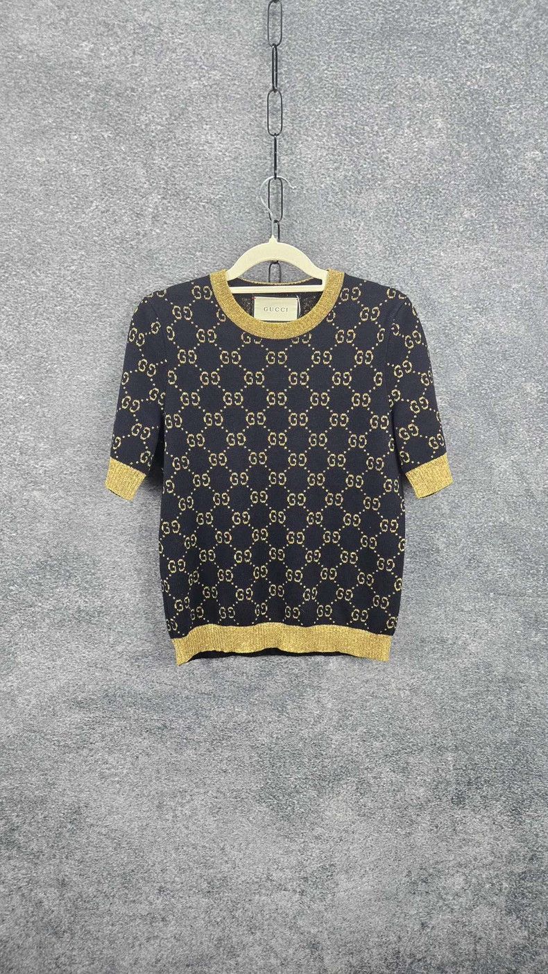 Gucci Gucci Printed Knit Sweater Size S Size US S / EU 44-46 / 1 - 1 Thumbnail