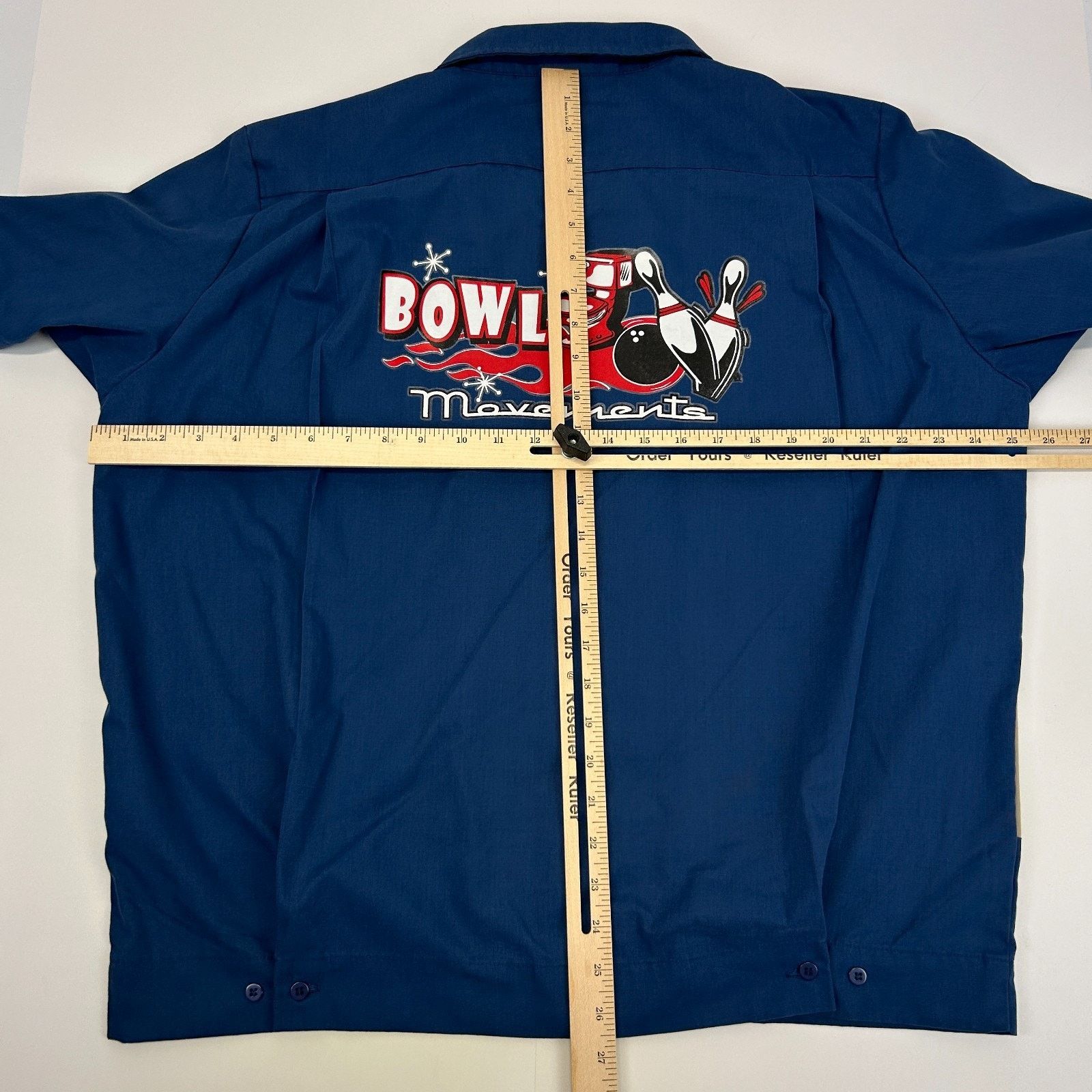 Other Bowl Movement Bowling Camp Shirt Button Front Bowler L Large Size US L / EU 52-54 / 3 - 8 Thumbnail