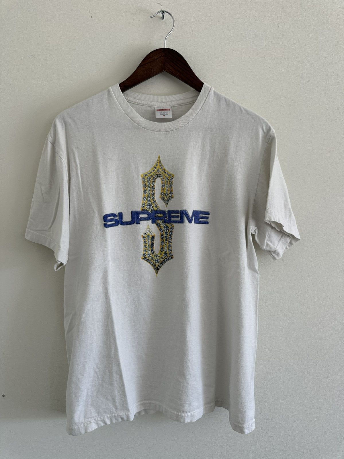 Supreme Supreme SS18 Diamond T-shirt White Size M Size US M / EU 48-50 / 2 - 1 Thumbnail
