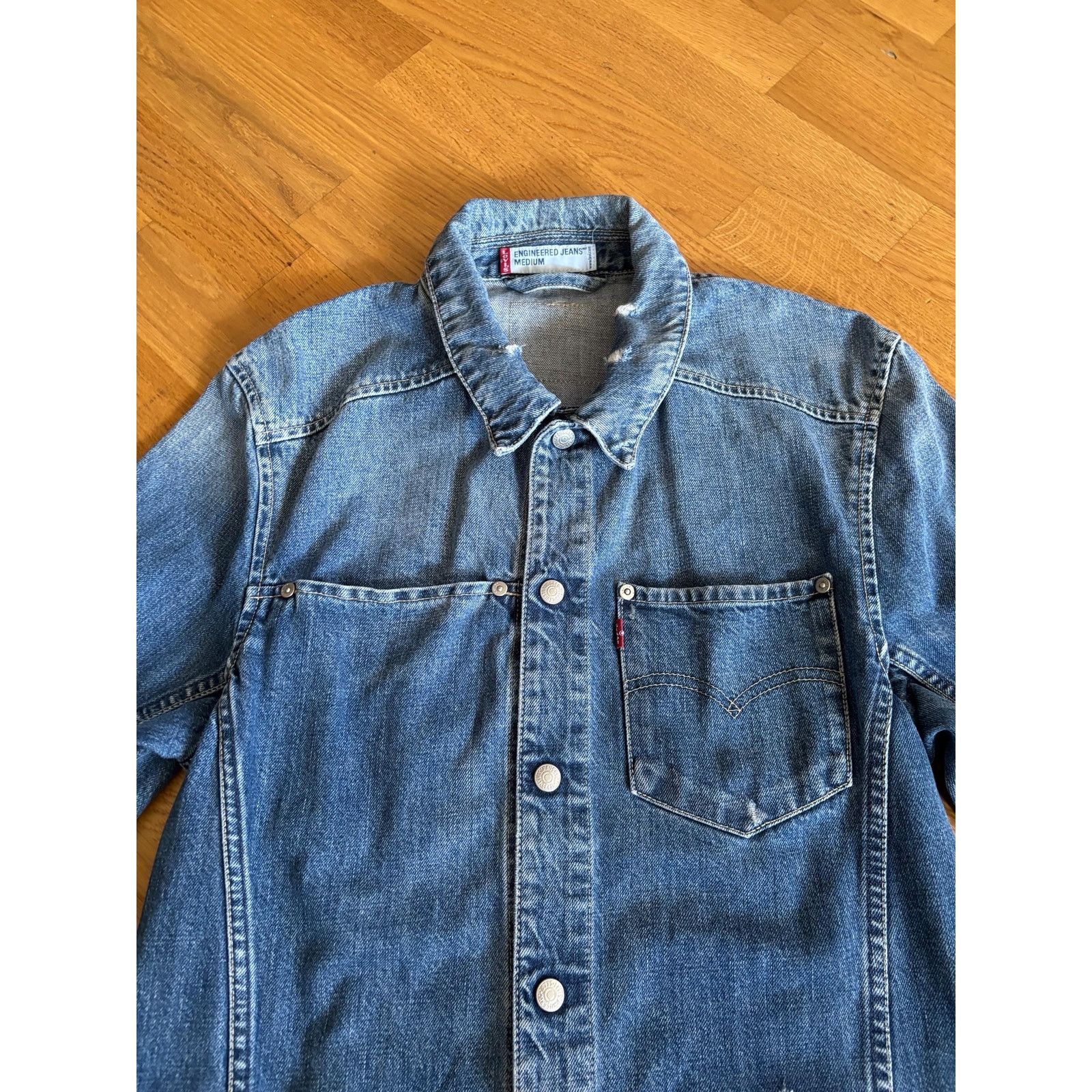 Levi's Levi's Engineered Denim Jacket Red Tab Y2K Medium Fit Size US M / EU 48-50 / 2 - 3 Thumbnail